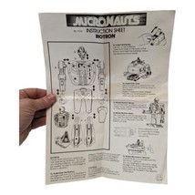Vintage 1977 Mego MICRONAUTS Biotron #71053 Instructions Sheet - £15.95 GBP