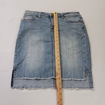 Kut From The Kloth Connie Denim Skirt Women's Size 8 Blue Midi Pencil KK0233MA1 image 7