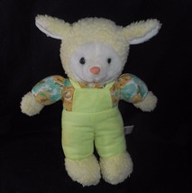 12&quot; Vintage 1996 Sugar Loaf Baby Lamb Flower Shirt Stuffed Animal Plush Toy - £25.99 GBP