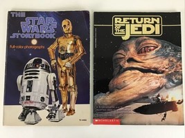The Star Wars Storybook &amp; Return Of The Jedi Book Color Photo Vintage Scholastic - £15.78 GBP