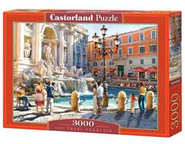 3000 Piece Jigsaw Puzzle, The Trevi Fountain, Rome, Italy, Baroque Art., Adult P - £28.32 GBP