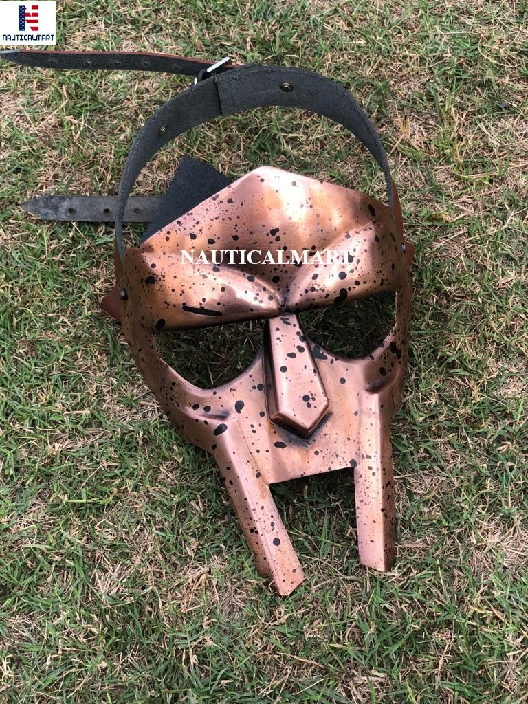 Asian Nautical Store MF Doom Maske – Silberfarben, Tragbar Für Cosplay & LARP