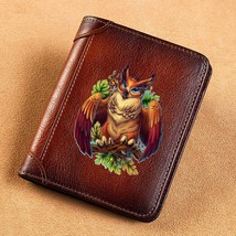  Men Wallets Strong Owl Printing Short Card Holder Purse Luxury Brand Male Walle - £62.87 GBP