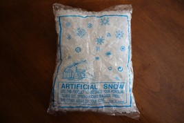 Vintage Artificial Snow Bag Sealed 2oz For Christmas Villages Kirkland etc. - $148.61 MXN