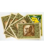 1921 Berlin Notgeld 6pc "German-Hanseatic Colonial Day" Series B (AU-UNC) - $104.92