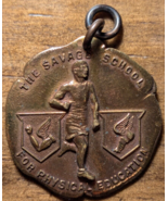 1929 The Savage School For Physical Education New York City PE Brass Medal - $614.25 MXN