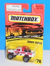 Matchbox Mid 1990s Release #76 Dunes Racer Ford Courier 4x4 P/U White - £3.88 GBP