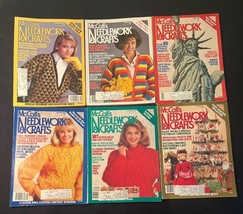 Lot of 6 Vintage 1986 McCall&#39;s Needlework &amp; Crafts Magazines  - £15.98 GBP
