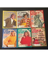 Lot of 6 Vintage 1986 McCall&#39;s Needlework &amp; Crafts Magazines  - $27.35 CAD