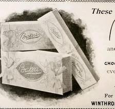 Winthrop Baker Chocolates Bon Bons Advertisement 1897 Victorian Baking D... - $380.53 MXN