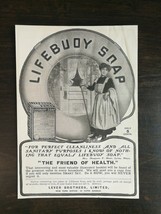 Vintage 1902 Lifebudy Soap Lever Brothers Limited Original Ad - 1021 - $6.64