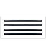 Buildmart 18x8 Modern AC Vent Cover Decorative White Air Standard Linear... - $69.36 CAD