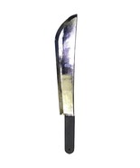 22”SCREAM Horror Knife MACHETE SILVER Plastic Fake Prop Weapon Costume Accessory - $9.47