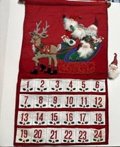 Santa&#39;s sleigh Countdown to Christmas Advent Calendar Potpourri Press - £19.66 GBP