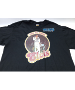 Vintage 70s Elvis Presley Ringer Large T Shirt L Rock Memphis The King USA - £44.07 GBP