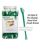 TOP PERFORMANCE Pro DENTAL 50 pc PET DOG CAT DUAL END TOOTHBRUSHES Tooth... - $566.78 MXN