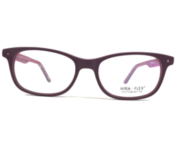 Miraflex Niños Gafas Monturas Arian PURPLE-FUCHSIA Rectangular 47-16-130 - £55.75 GBP