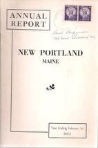 1965 ANNUAL REPORT of the Town of New Portland, Maine - $14.84
