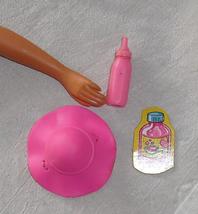 Happy Family Midge Barbie lot pink hat and baby bottle paper medicine vi... - $9.99