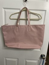 KATE SPADE Fragrances Large Tote Bag -blush Pink With Gold Handles Perfume Promo - £19.41 GBP