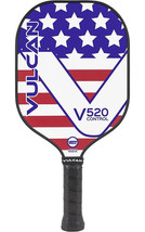 Clearance - Vulcan V520 Control Pickleball Paddle (Red, White, Blue) - $69.99