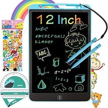 Kid LCD Writing Tablet,12&quot; Doodle Pad and Colourful Screen Draw Pad, Doodle - £21.75 GBP