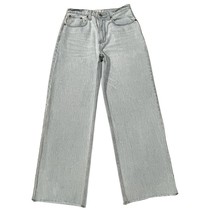 Abercrombie Fitch The Loose High Rise Raw Hem Womens 28/6s Blue Relaxed ... - $39.29