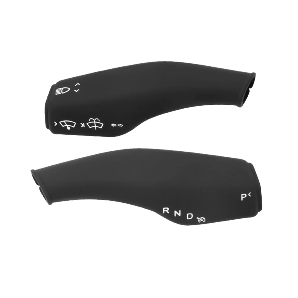 2Pcs Silicone Black Steering Lever Protector Interior Car for Tesla Model 3 Mo - £13.82 GBP