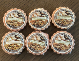 Set of 6 Yankee Candle CHOCOLATE CHIP COOKIE Wax Tarts Retired - $50.25