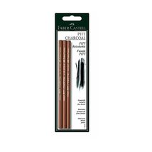 Faber-Castell 3pc Pressed Charcoal Pencil Set  - $22.00