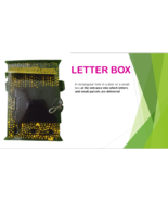 Joharibazar Hand Painted Designer Mail Postal Letter Box for Home Décor - $67.48 CAD