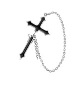 Alchemy Gothic E280  Impalare Cross Earring - $50.55 CAD