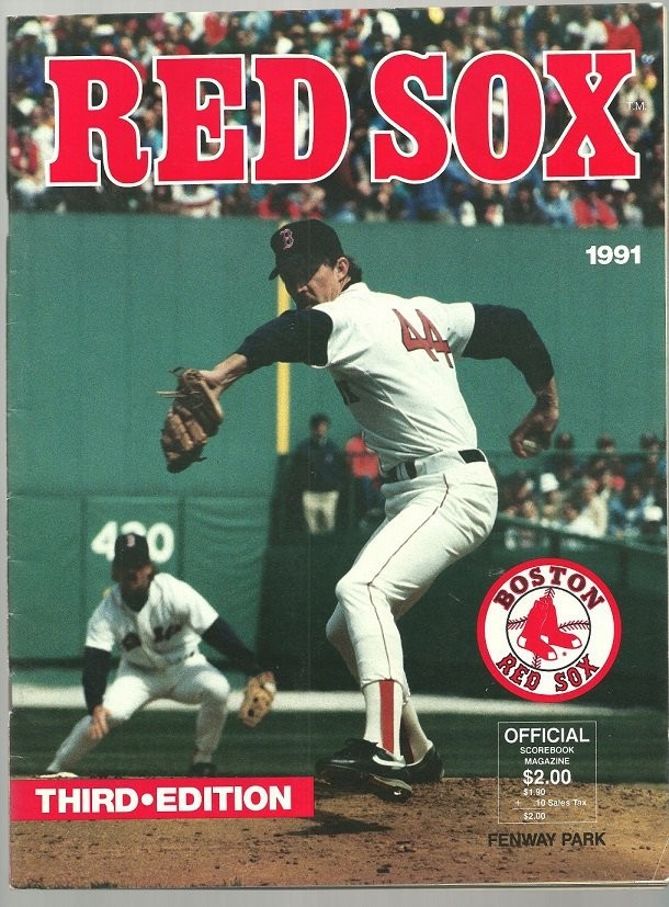 Primary image for Boston Red Sox 1991 Fenway Park Program vs Toronto Blue Jays Ted Williams 1941 !
