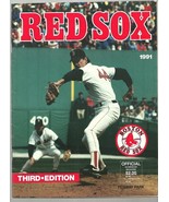 Boston Red Sox 1991 Fenway Park Program vs Toronto Blue Jays Ted William... - £6.28 GBP