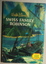 Walt Disney SWISS FAMILY ROBINSON (1961) Golden hardcover book - £10.11 GBP