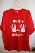 Union Made T Shirt Hands Up Don&#39;t Shoot Mike Brown Activism  Sz XL - £9.32 GBP