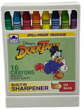 Vintage Duck Tales 16 Crayons w/Built-In Sharpener Disney/Golden Books RARE - £11.03 GBP