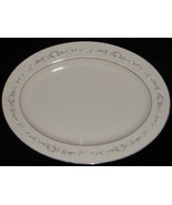 Noritake Ivory China HEATHER PATTERN 13 5/8&quot; Oval Serving Platter MADE I... - $54.32 CAD