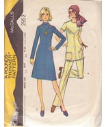McCALL&#39;S PATTERN 2952 SIZE 14 MISSES&#39; DRESS, TUNIC AND PANTS - £2.36 GBP
