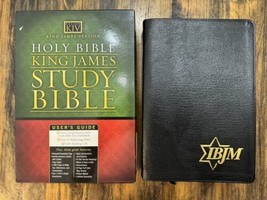 IBJM Nelson King James Version KIV Jewish Study Bible 1988 Black Leather Holy - £66.10 GBP