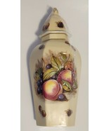 Aynsley FRUIT ORCHARD Large 9 1/4&quot; Ginger Jar, Signed D. Jones - $31.17 CAD