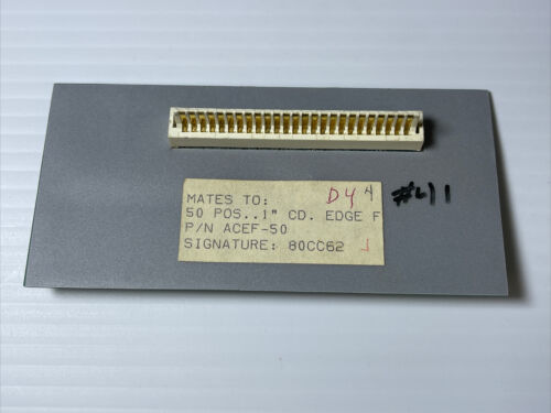 Cirris Systems ACEF-50 80CC62 Mates to 50 Pos Continuity Tester Adapter ... - $19.80