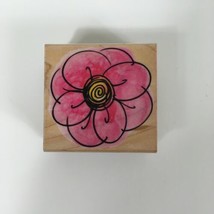 E3272 Daisy Style Hero Arts Rubber Stamp Flower Bloom Petals Wood-Mounted 2" USA - $18.80