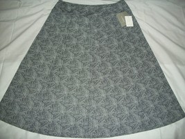 Women&#39;s Liz Claiborne Polka Dot Skirt Size L Black White Prop Waist - £39.32 GBP