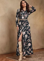 TOGETHER Floral Print Shirt Dress with Belt  UK 16      (FM52-3) - £46.93 GBP