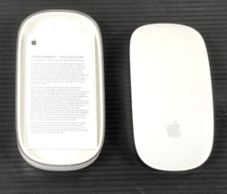 Apple Magic Bluetooth Wireless Mouse A1296 MB829LL/A w/ Case &amp; Manuals - £27.75 GBP