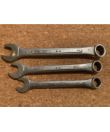 S-K Combination Wrenches Lot Of 3 - 5/8, 9/16, 1/2 - £12.86 GBP