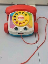 Fisher Price Chatter Phone Telephone Pull Toy Moving Eyes Bell When Dial... - $14.05