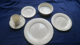 Noritake Sterling Cove 6-Piece Setting for 4 - 3 Plates, Bowl, Cup &amp; Saucer 7720 - £320.02 GBP