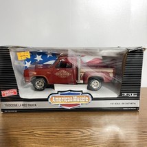 ERTL Collectibles American Muscle 1978 Dodge Lil Red Express Truck 1:18 ... - $44.09